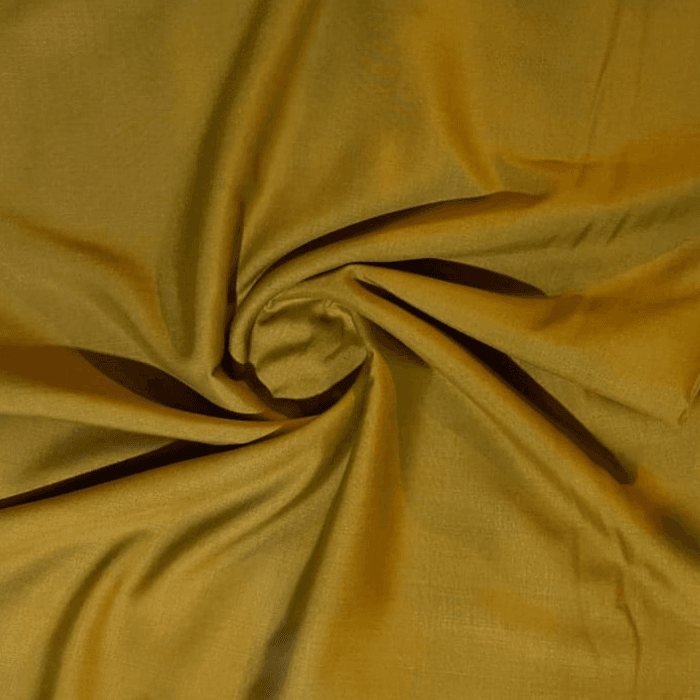 Dark mustard golden men's unstitched wash and wear suiting fabric