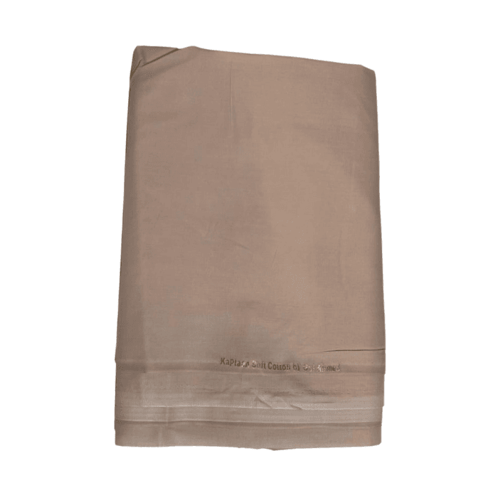 Warm sandstone rosy beige Kaptaan Soft Cotton by Gul Ahmed men's suiting fabric
