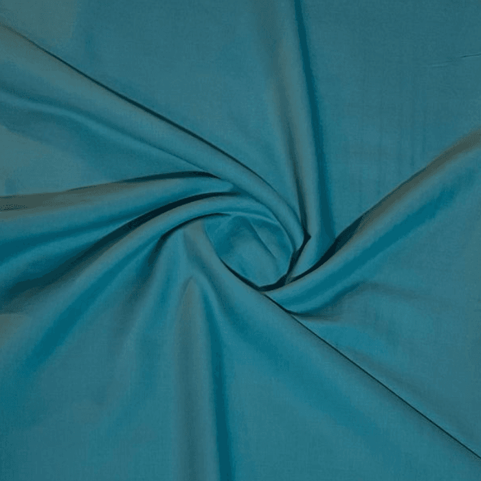 Petroleum teal blue men's unstitched wash and wear suiting fabric