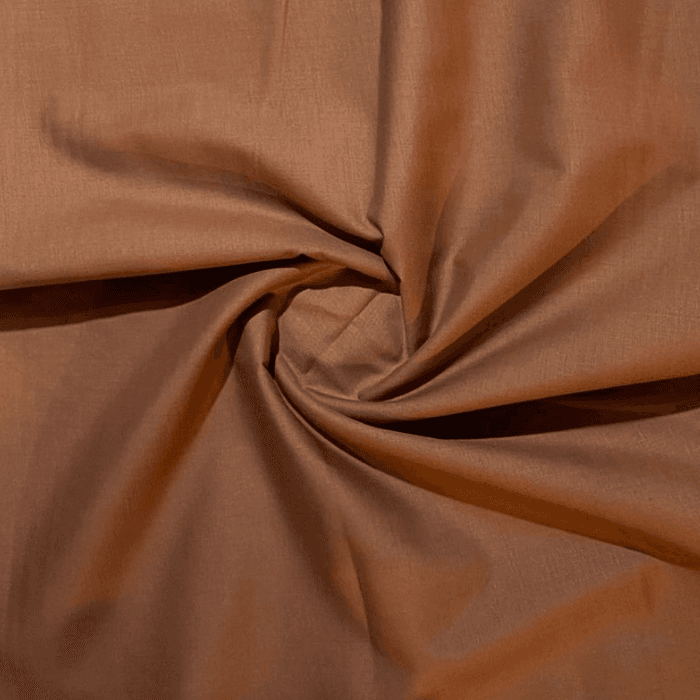 Copper brown terracotta men's unstitched wash and wear suiting fabric