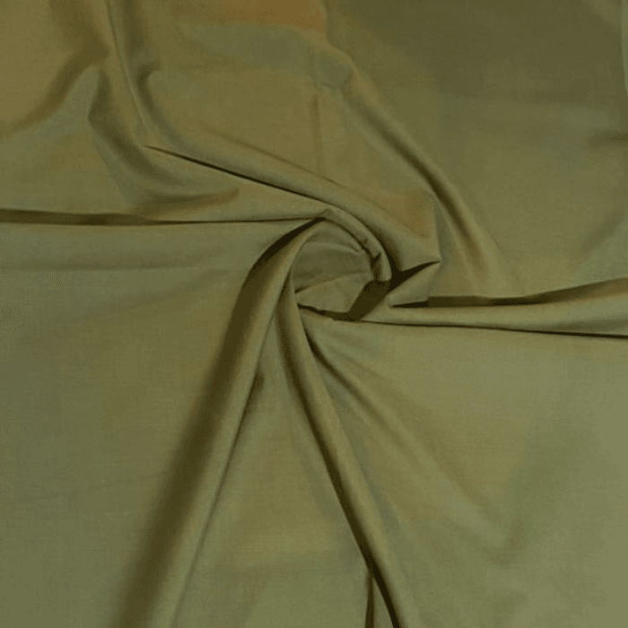 Earthy olive sage green Prime Minister men's suiting fabric in a soft swirl