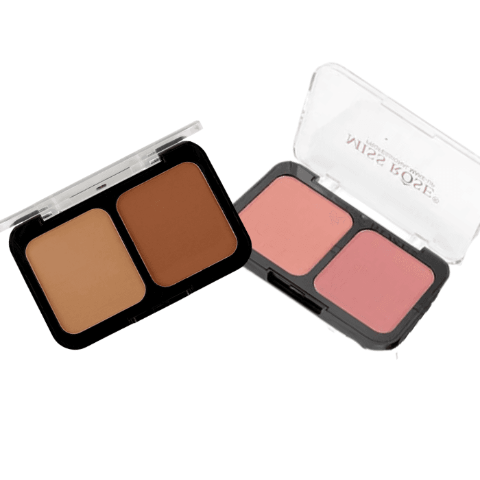 Miss Rose 2in1 blush & contour palette /Cosmetics