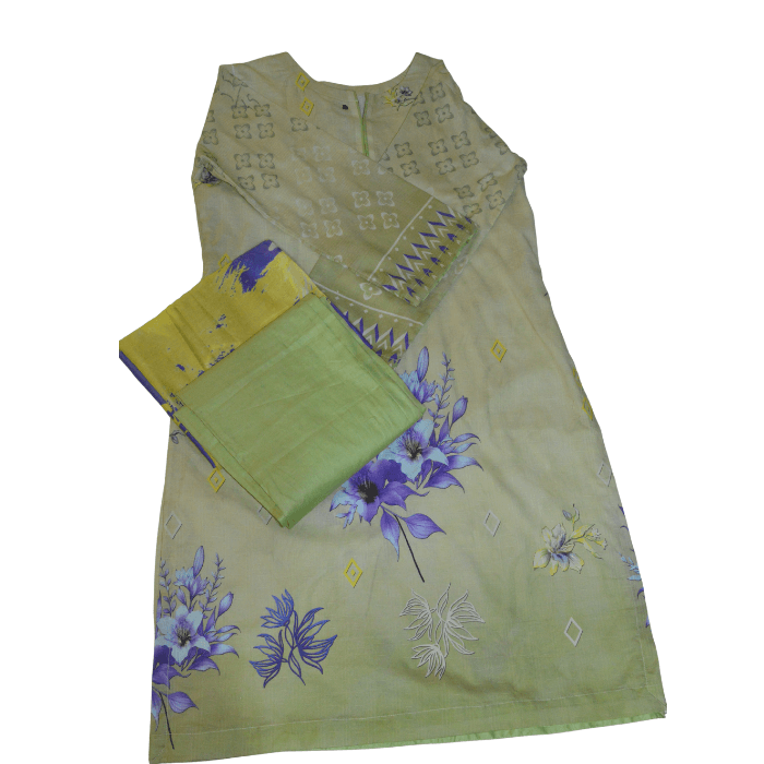 Lawn Stitched 3-Piece Suit — Assorted Prints