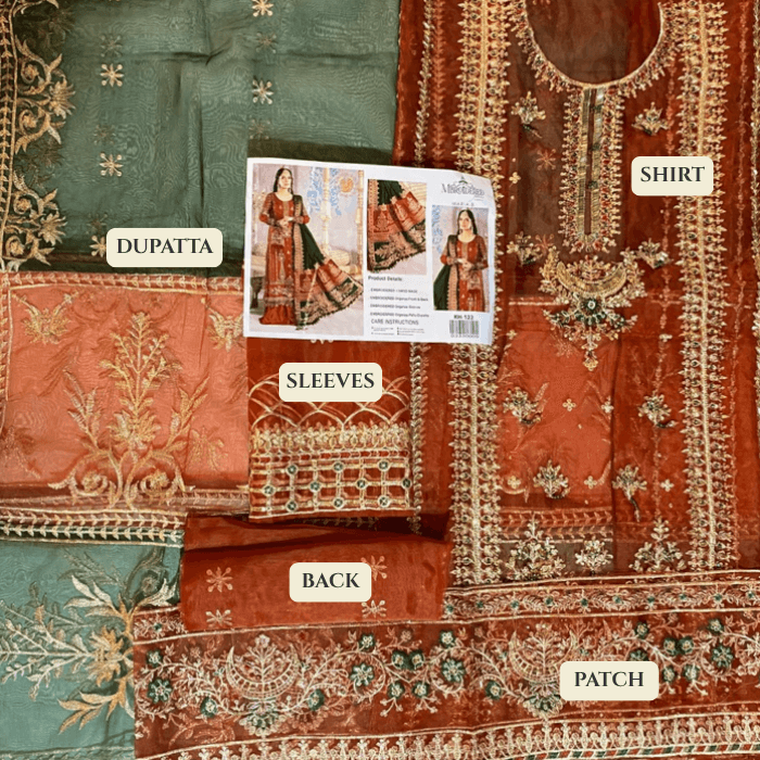 Maria B Hm Organza Fb S Kirnkle Kh122 Kal (kal)