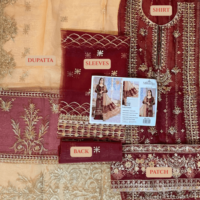 Maria B Hm Organza Fb S Kirnkle Kh122 Kal (kal)