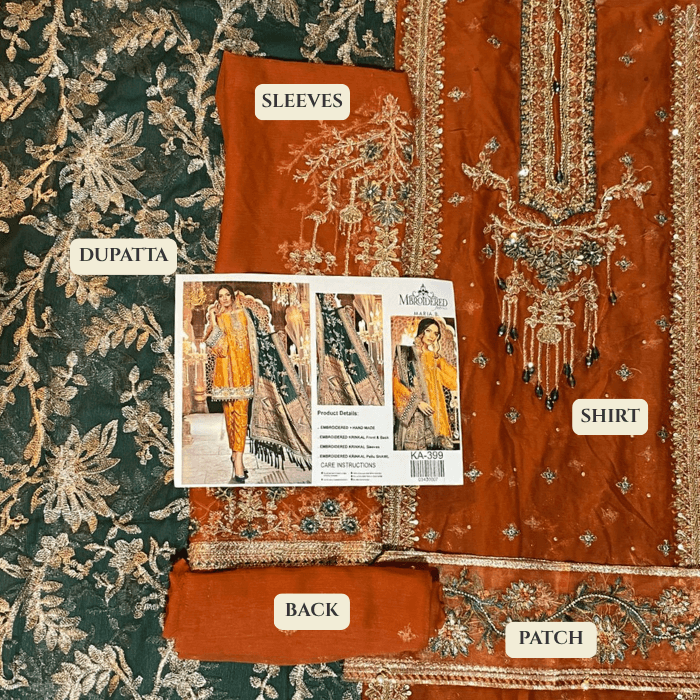 Maria B Ka399 Krinkle Fbs Pallu 42 Kal (kal)
