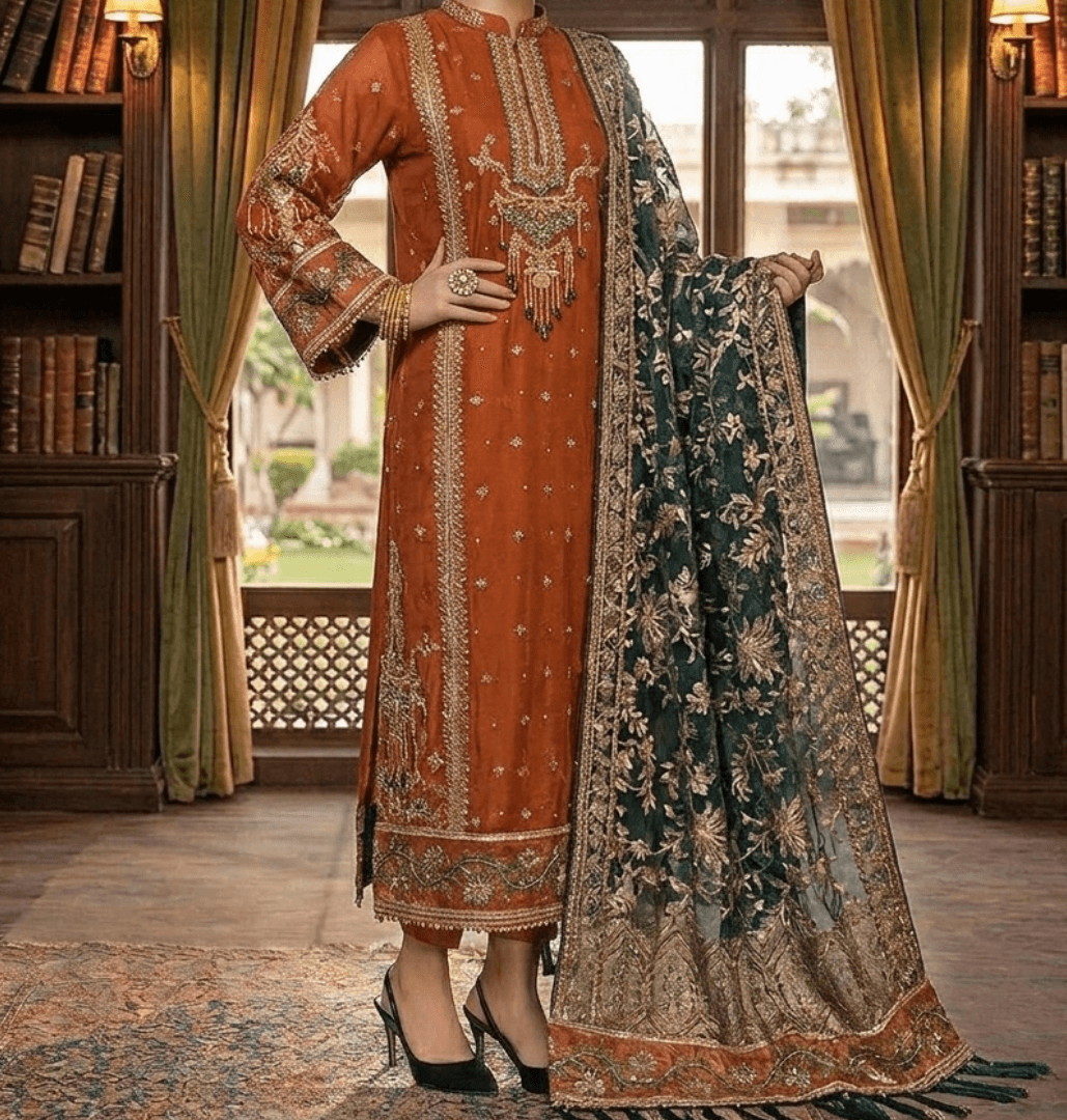 Maria B Ka399 Krinkle Fbs Pallu 42 Kal (kal)