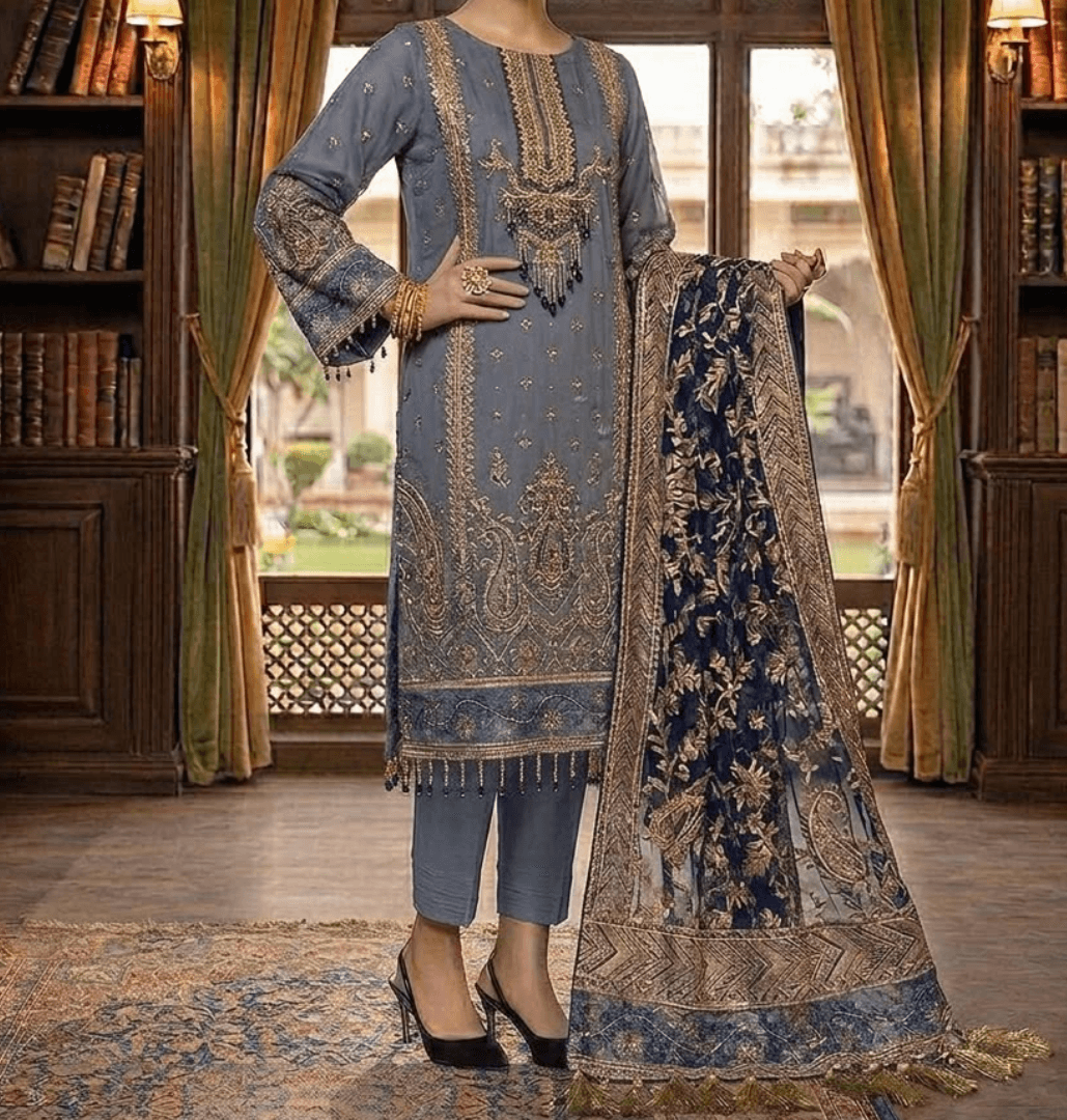 Maria B Ka399 Krinkle Fbs Pallu 42 Kal