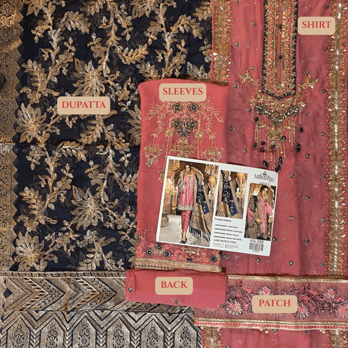 Maria B Ka399 Krinkle Fbs Pallu 42 Kal (kal)