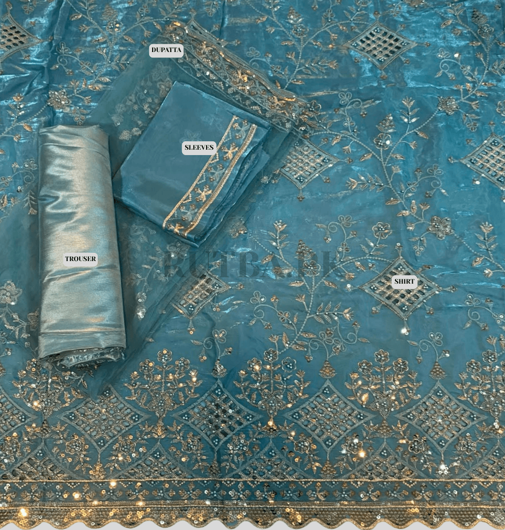 Phulkari 4 - Piece Suit