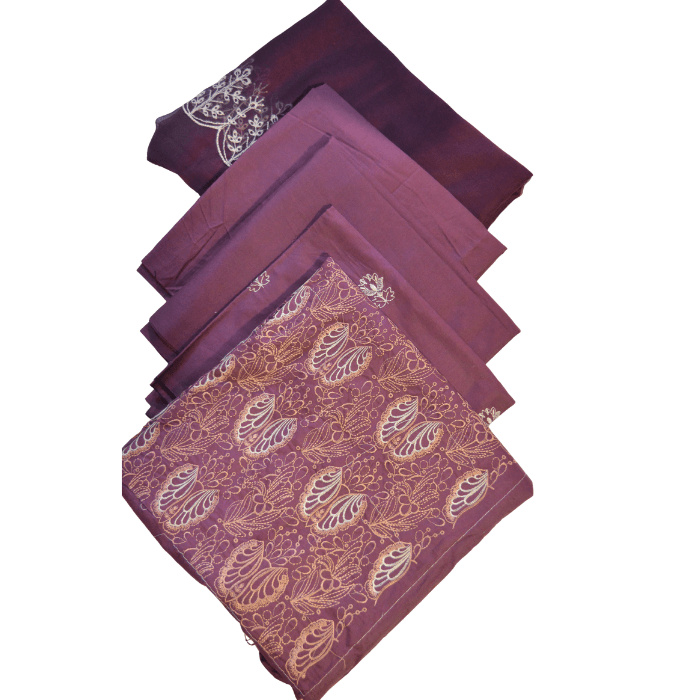 bareeze 3pc lawn with chiffon dupata 