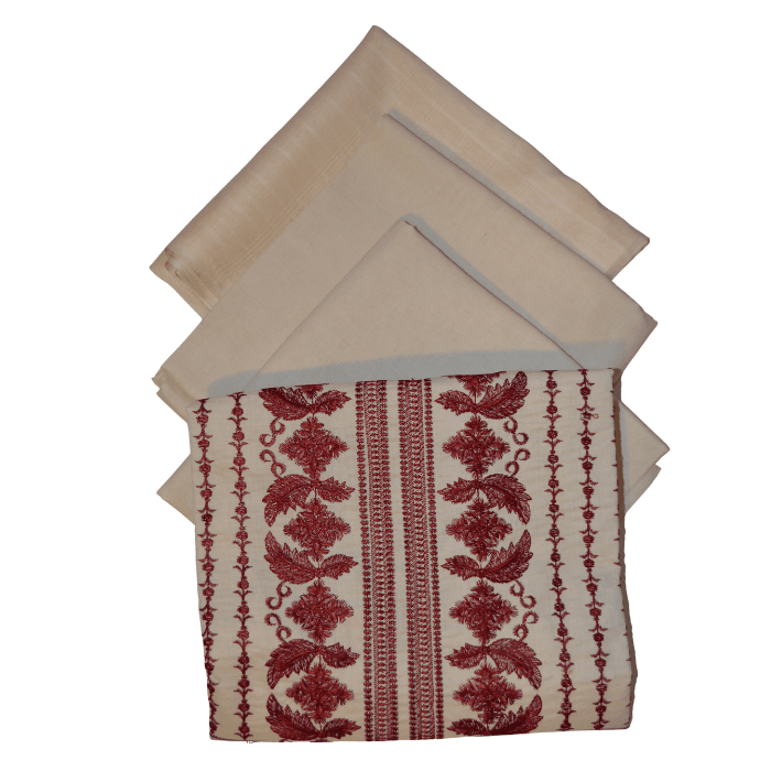 bareeze 3pc lawn with lawn dupata