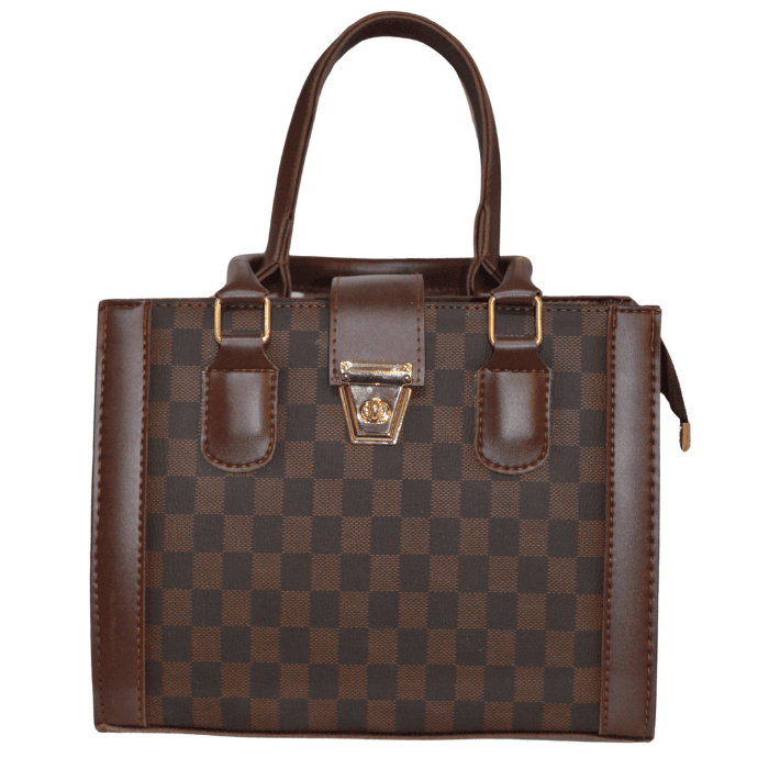 Checkerboard Satchel Handbag (Assorted Colours)