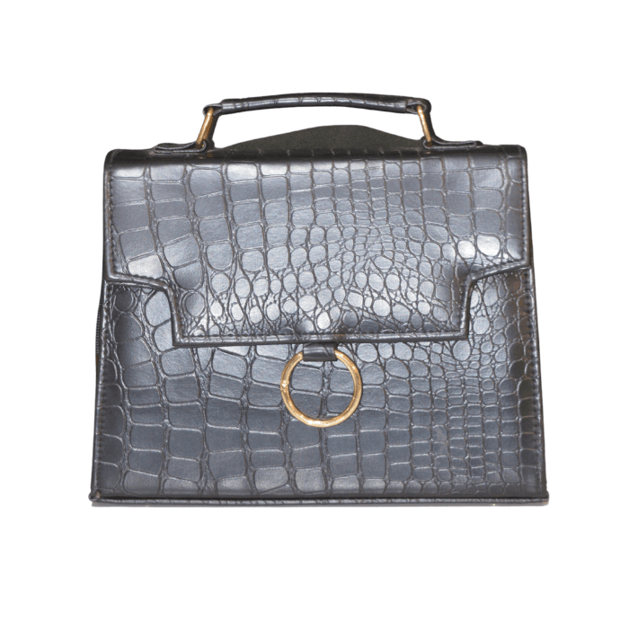 Ring Detail Croc Handbag (Assorted Colours)