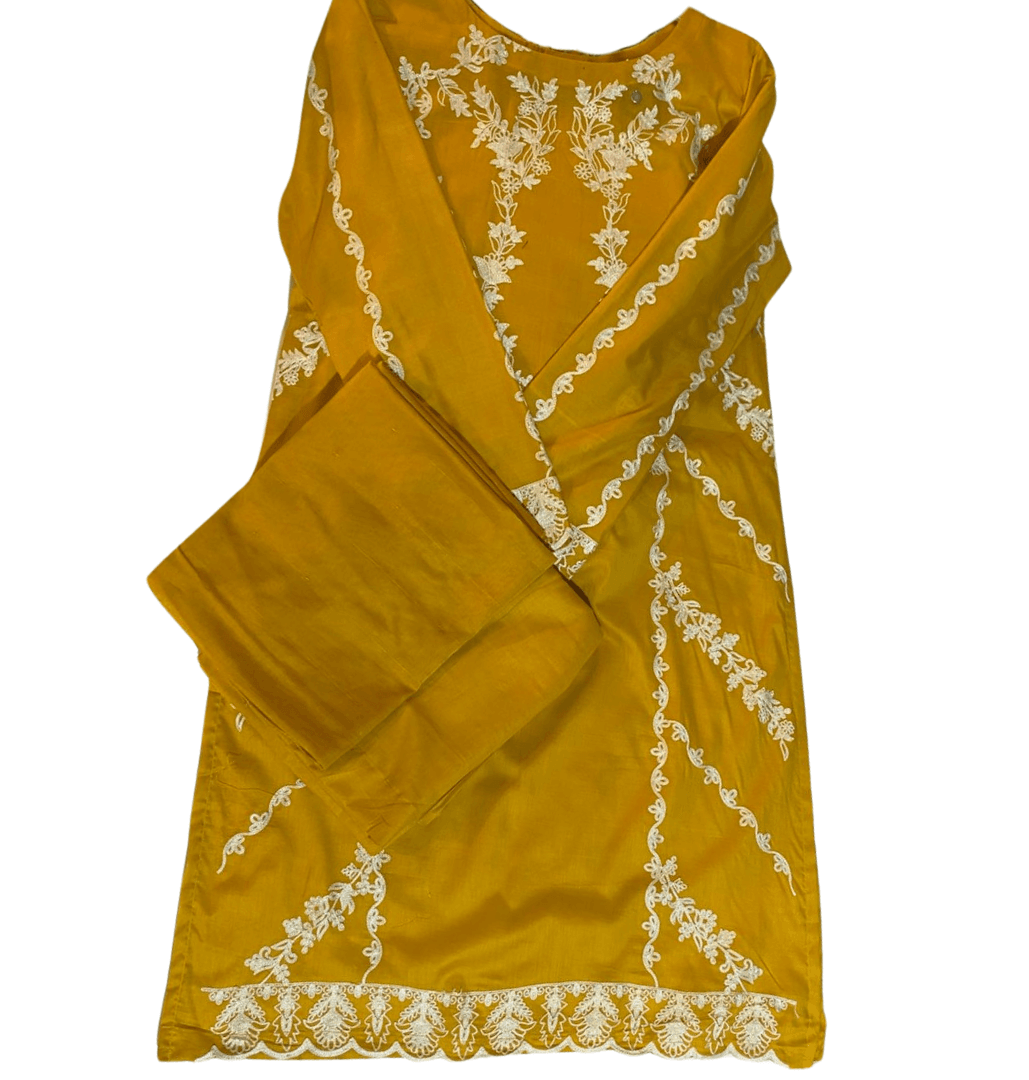 rutba stitched 3pc  bareeze lawn 