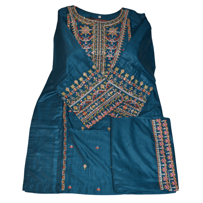 Zouk Embroidered 2-Piece Stitched